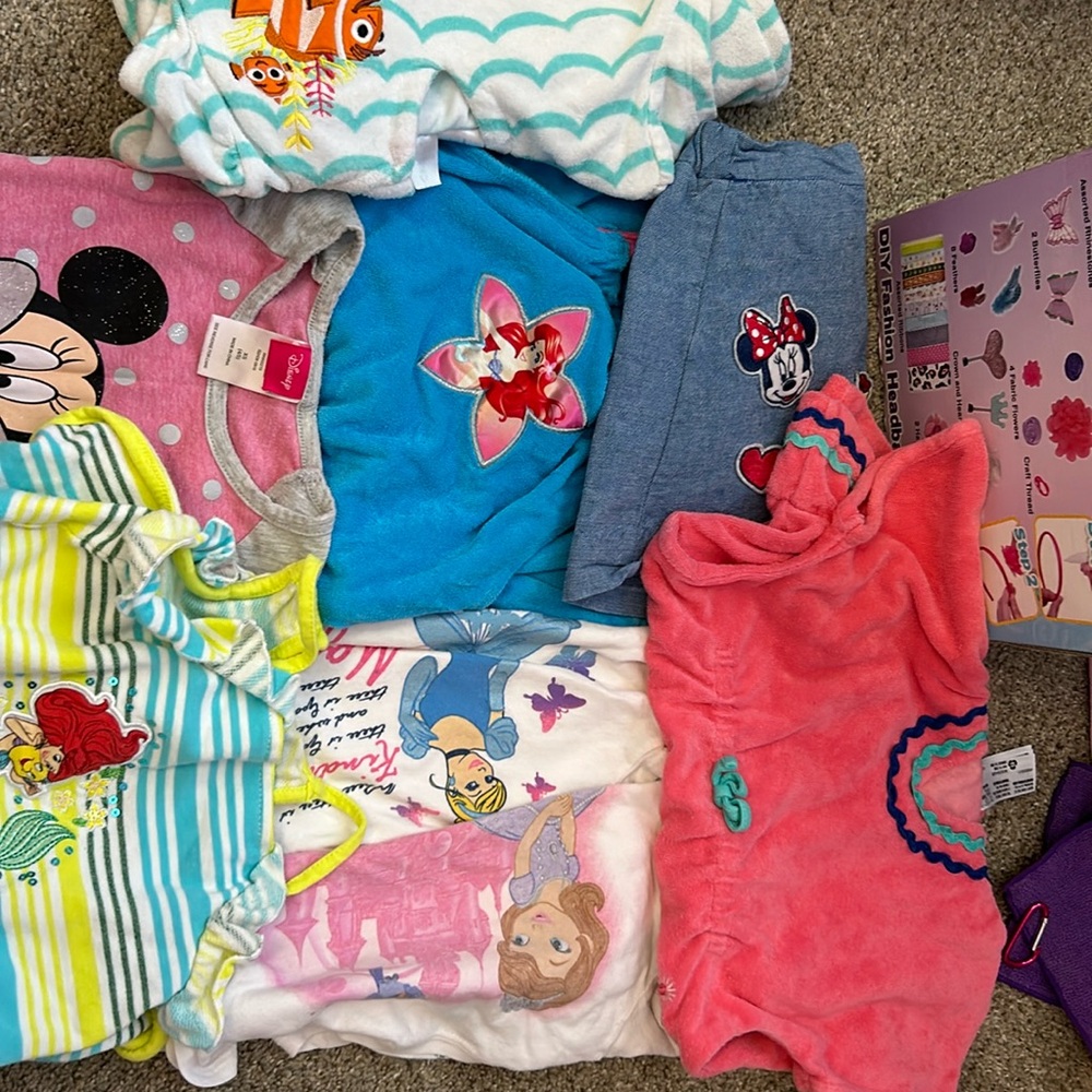 Disney Summer Lot, Great preloved condition, girl 4T, please read description